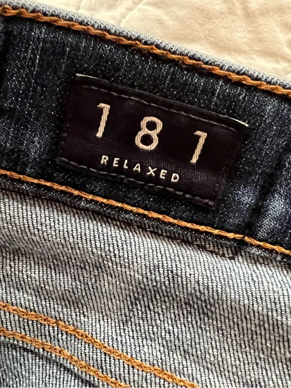 Lucky Brand Men's Dark Blue 181 Relaxed Fit 54x30 Jeans Classic Big & Tall